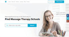 Desktop Screenshot of massageschool.org