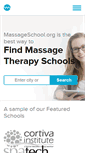 Mobile Screenshot of massageschool.org