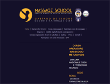 Tablet Screenshot of massageschool.it
